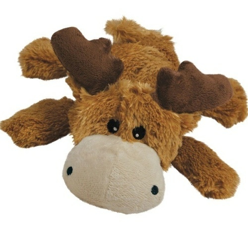 2 X Cozie Comfort Plush Squeaker Dog Toy – Marvin Moose Dog