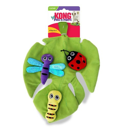 2 X Pull-A-Partz Bugz Interactive Plush Catnip Cat Toy Cat