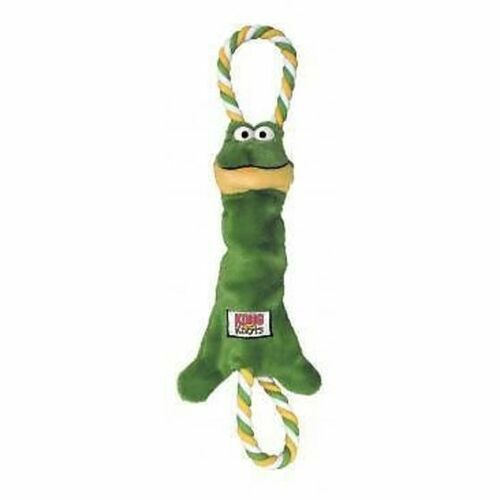 3 X Tugger Knots Tug & Fetch Dog Toy – Medium/Large Frog Dog