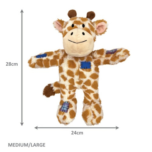 3 X Wild Knots Giraffe Tug & Snuggle Plush Dog Toy – Medium/Large Dog