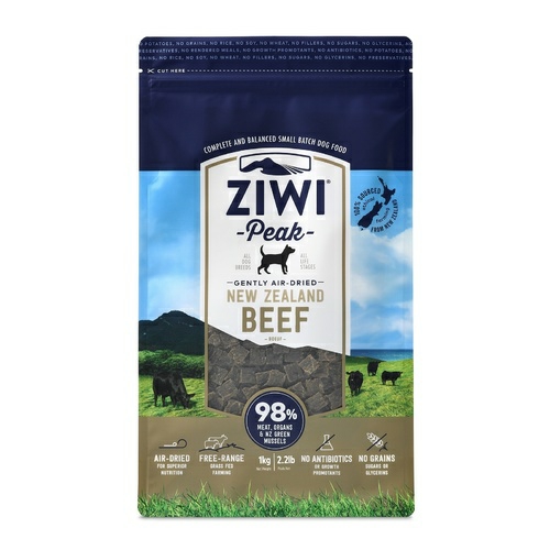 Air Dried Dog Food 1Kg Pouch – Free Range Beef Dog