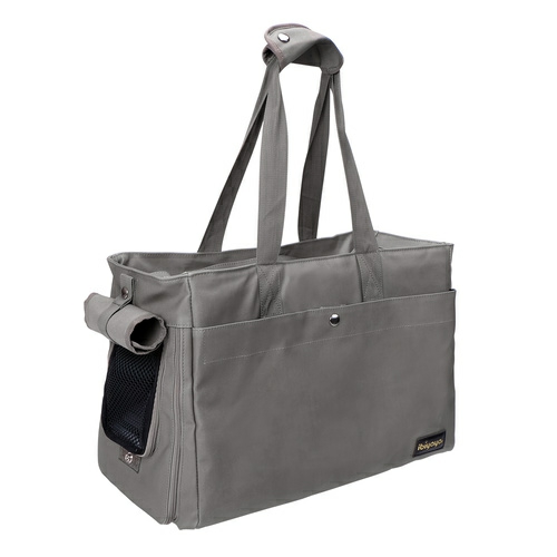 Canvas Pet Carrier Tote For Cats & Dogs – Grey Carriers & Strollers