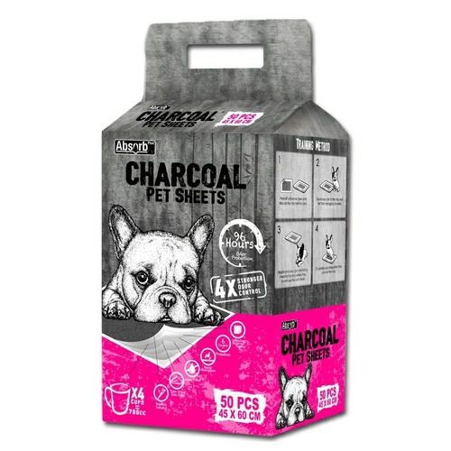 Charcoal Housebreaking & Toilet Training Pads For Dogs Cleaning & Odour Control