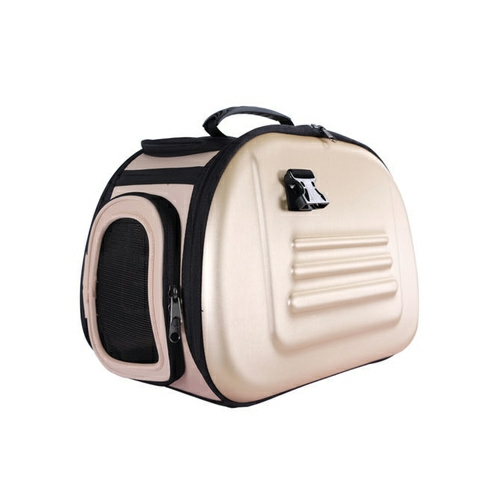 Classic Eva Collapsible Pet Carrier – Beige Beds & Sleep Accessories