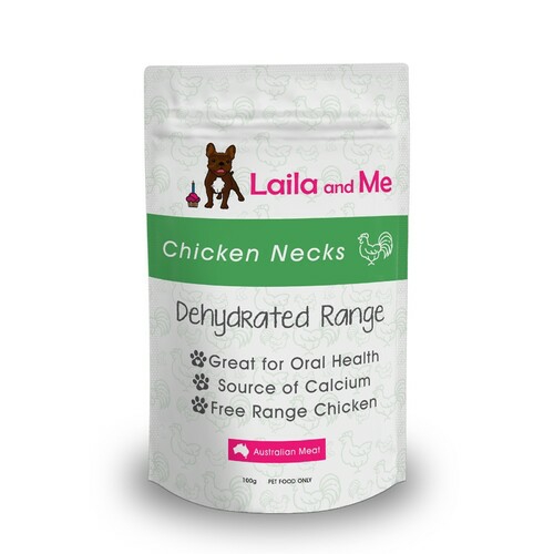 Dehydrated Australian Chicken Necks 100G Dog