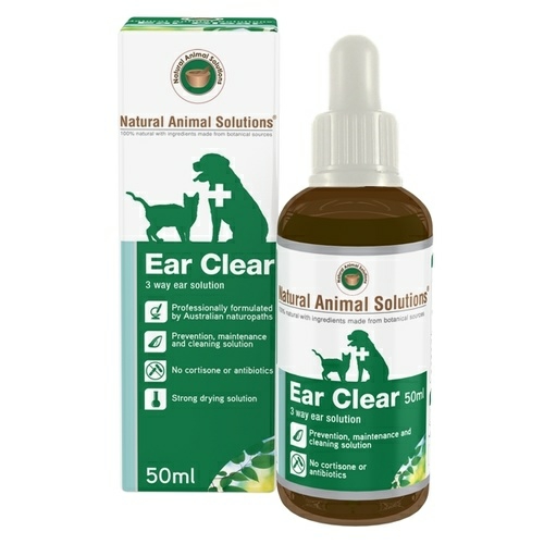 “Ear Clear” Ear Solution For Cats & Dogs 50Ml Dog