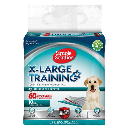 Extra Large Odour Neutralising Dog Training Pads – 10 Pads Cleaning & Odour Control