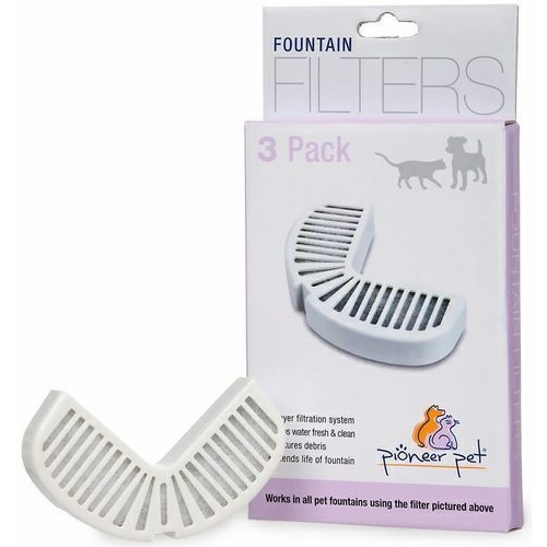 Fountain Replacement Filters 3-Pack #3002 Automatic Feeders & Fountains