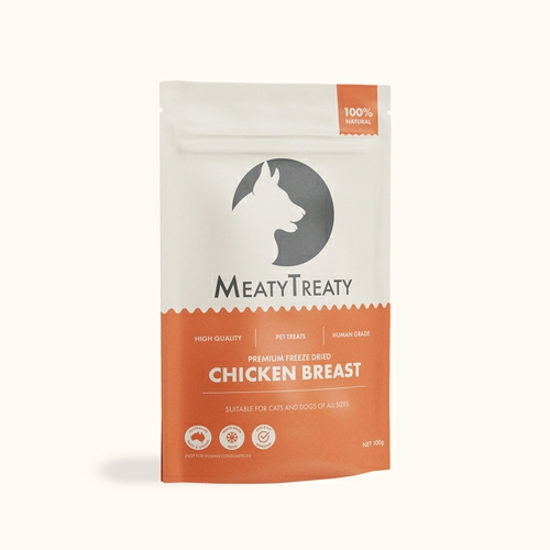 Freeze Dried Australian Chicken Breast Cat & Dog Treats 100G Cat