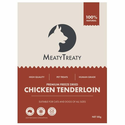 Freeze Dried Australian Chicken Tenderloin Cat & Dog Treats 80G Cat