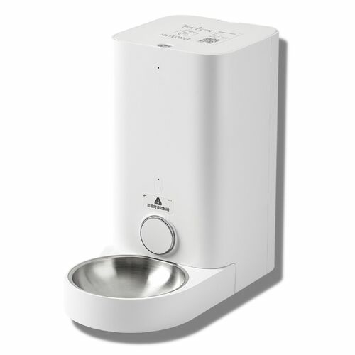 Fresh Element Mini Smart Pet Feeder With Stainless Steel Bowl Bowls & Fountains