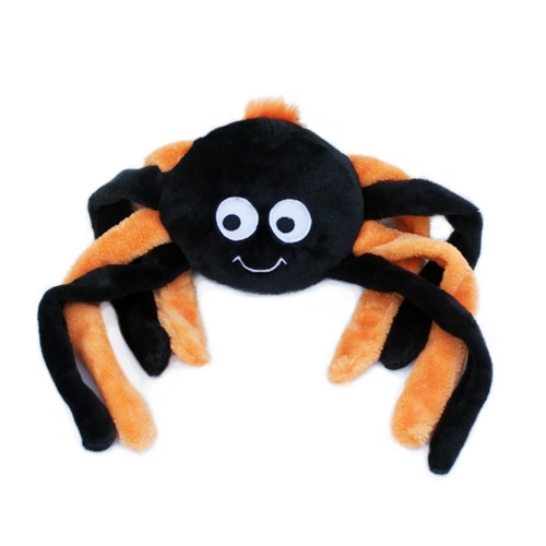 Grunterz Dog Toy – Orange Spider Chew Toys