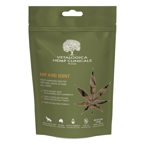 Hemp Clinicals Hip And Joint Dog Treats 225G Dog