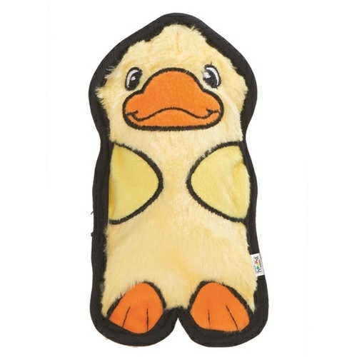 Invincibles Mini Puncture Proof Squeaker Duck – No Stuffing! Dog