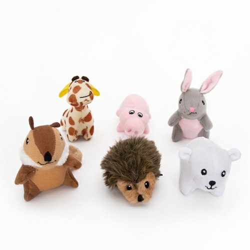 Miniz Multipack Squeaker Dog Toys With 6 Mini Toys Dog