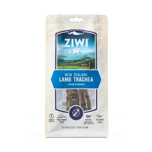 Natural Dog Treats – New Zealand Lamb Trachea 60G Dog