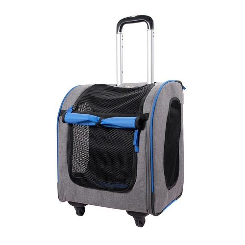 New Liso Backpack Parallel Transport Pet Trolley – Slate/Sapphire Carriers & Strollers