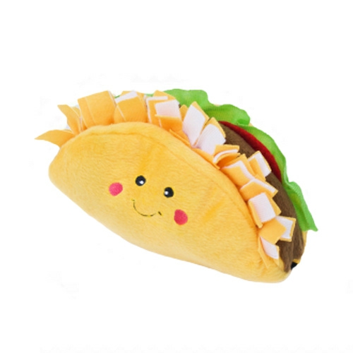 Nomnomz Squeaker Dog Toy – Taco Chew Toys