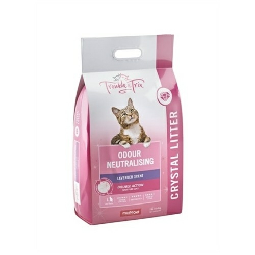 Odour-Neutralising Lavender-Infused Crystal Cat Litter 15 Litres Cat