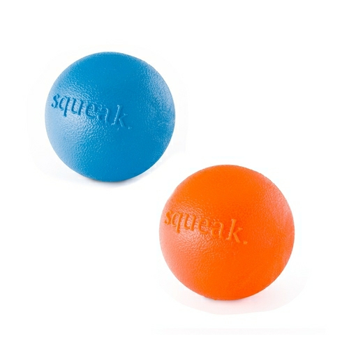 Orbee Tuff Fresh Breath Squeaker Fetch Ball For Dogs Dog Blue