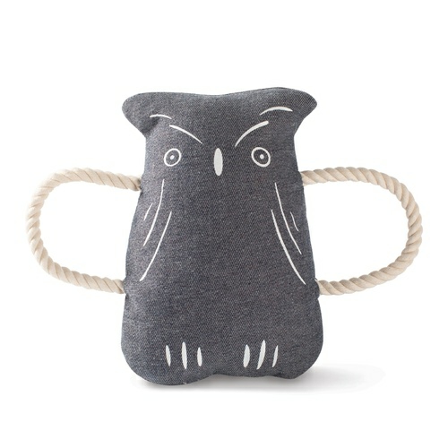 Owl Canvas Tug Toy Dog