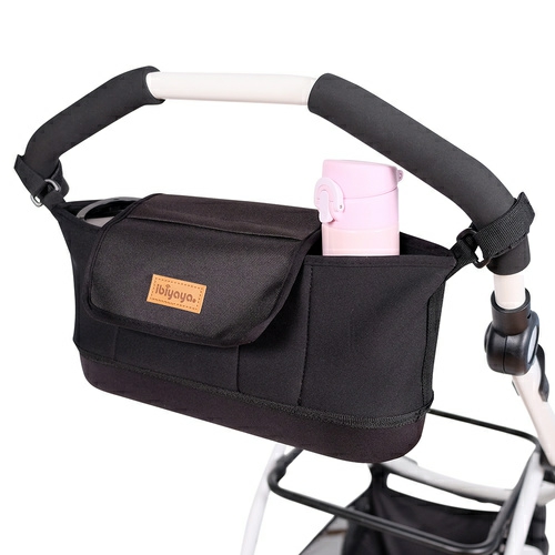 Pet Pram Organiser Stroller Pouch – Black Carriers & Strollers