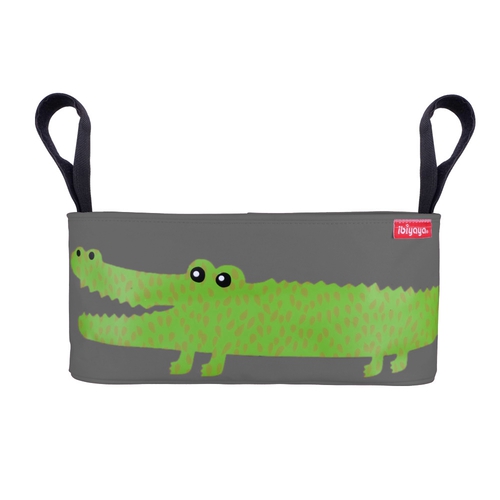 Pet Pram Organiser Stroller Pouch – Crocodile Gray Carriers & Strollers