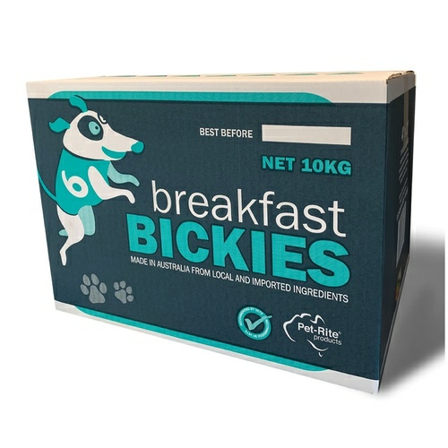 Petrite 4X2 Australian Breakfast Bickies Dog Biscuits – 10Kg Bulk Box Dog