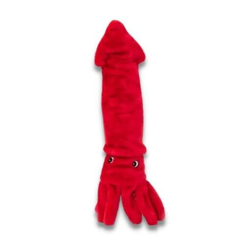 Plush Squeaky Jigglerz Dog Toy – Squid Dog