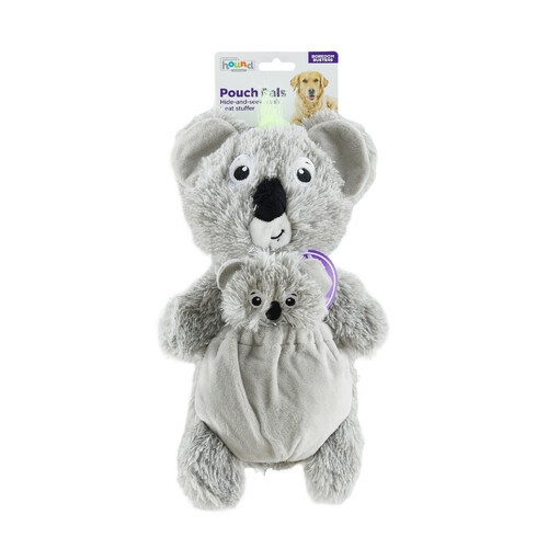 Pouch Pals Plush Dog Toy – Koala With Baby In Pouch Dog