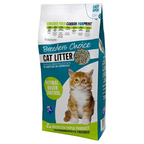 Recycled Paper Cat Litter Pellets – 15 Litres Cat