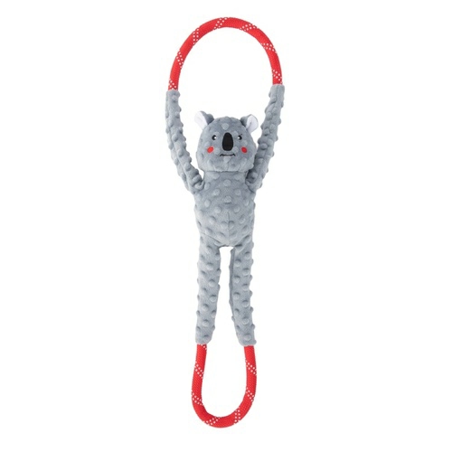 Ropetugz Squeaker Dog Toy With Rope – Koala Dog