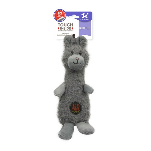 Scruffles Textured Squeaker Dog Toy – Bunny – Small Dog