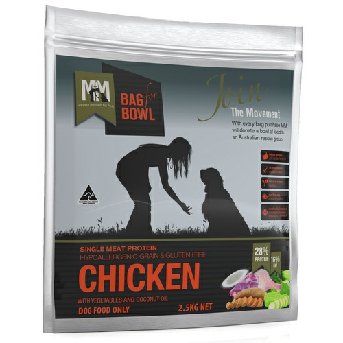 Single Ingredient Grain Free Dry Dog Food – Chicken 2.5Kg Dog