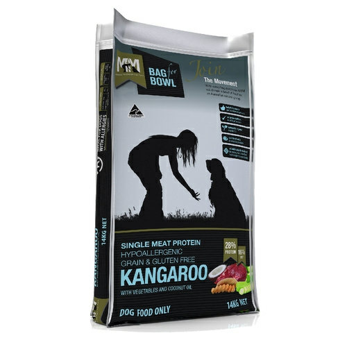 Single Ingredient Grain Free Dry Dog Food – Kangaroo 14Kg Dog