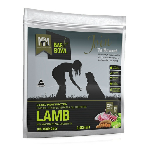 Single Ingredient Grain Free Dry Dog Food – Lamb 2.5Kg Dog