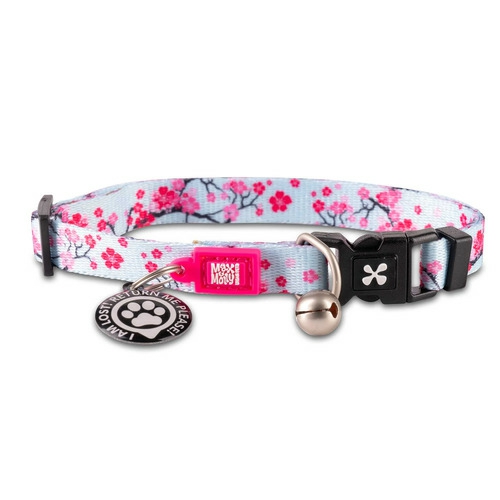 Smart Id Cat Collar – Cherry Bloom Cat