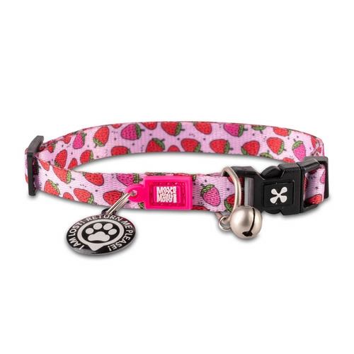 Smart Id Cat Collar – Strawberry Dream Cat