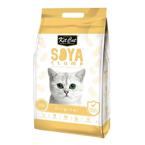 Soya Clumping Cat Litter Made From Soybean Waste – Original 7 Litres Cat