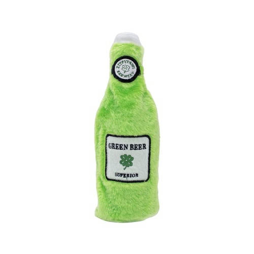 St. Patrick’s Happy Hour Crusherz Interactive Dog Toy – Green Beer Chew Toys