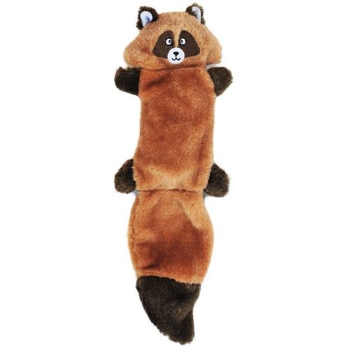 Stuffing Free Squeaker Dog Toy – Zingy Raccoon Dog