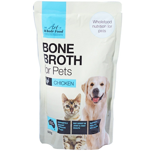 The Australian Chicken Bone Broth For Pets 500Ml – Carton Of 8 Cat