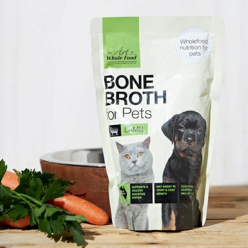 The Australian Lamb Bone Broth For Pets 500Ml – Carton Of 8 Cat