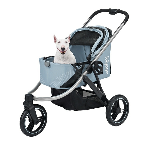 The Beast Pet Jogger Stroller For Dogs Up To 25Kg – Flash Grey Carriers & Strollers