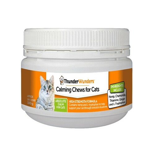 Thunderwunders Calming Chews For Stressed And Anxious Cats 180G Cat