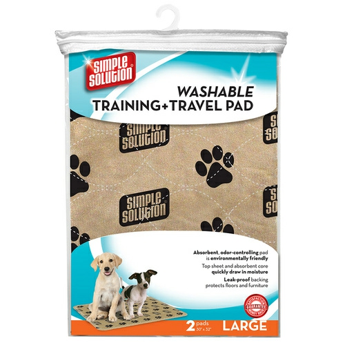 Washable Reusable Leak-Proof Training & Travel Wee Pad – 2 Pads Cleaning & Odour Control