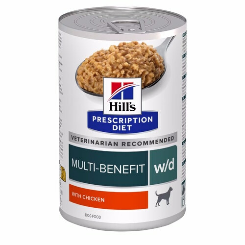 W/D Multi-Benefit Dog Food With Chicken 12 Cans X 370G Dog