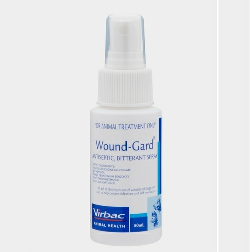 Wound-Gard Antiseptic And Bitterant Spray For Cats & Dogs 50Ml Dog