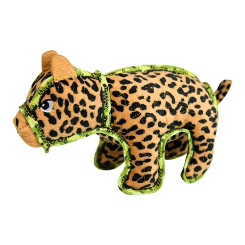 Xtreme Seamz Squeaker Dog Toy – Leopard Dog