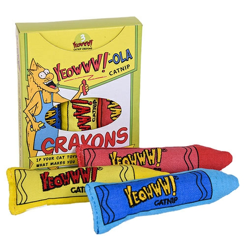 Yeowww! Cat Toys With Pure American Catnip – Yeowww!-Ola Crayon Cat